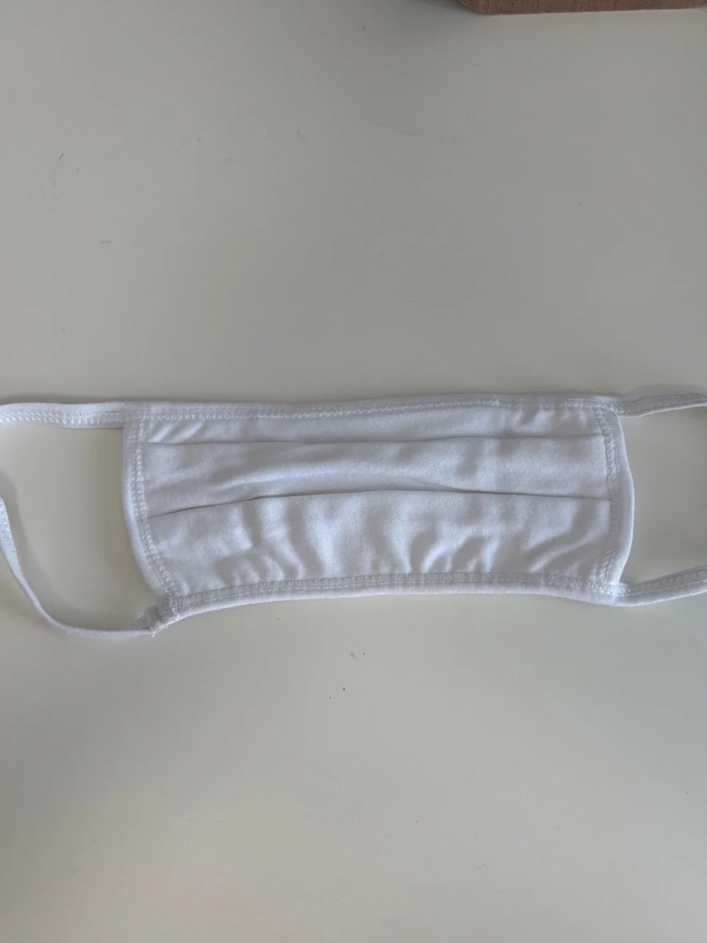 Stack of White Cloth Face Masks - Multipack of 15